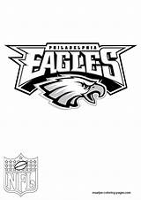 Coloring Pages Eagles Philadelphia Nfl Logo Print Browser Window sketch template
