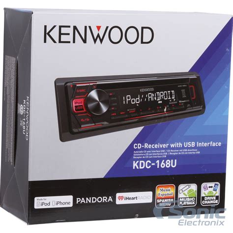 kenwood kdc  single din  dash cdamfm digital media receiver