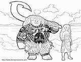 Coloring Pages Moana sketch template