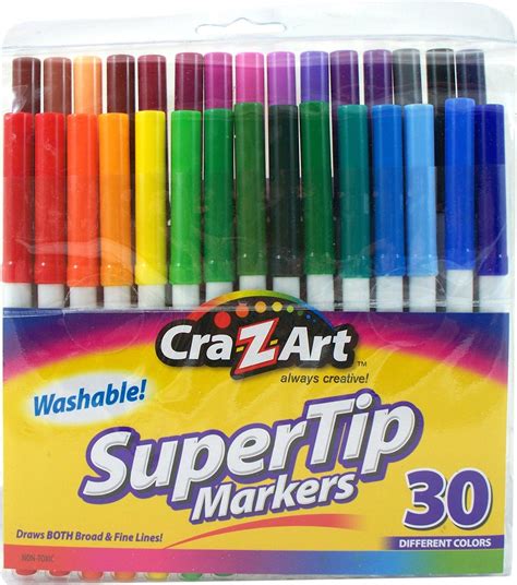 amazoncom cra  art washable super tip markers  count