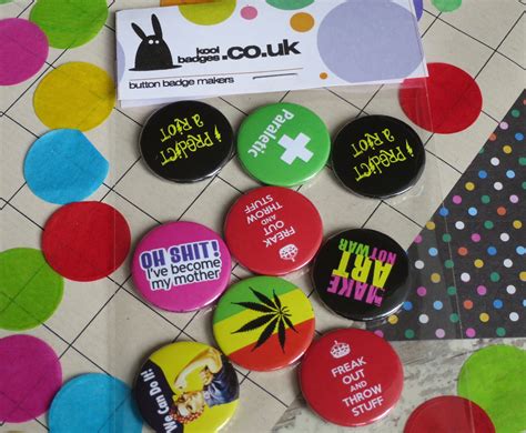i predict a riot music themed badges 🎵 🤘🏽 badge maker cool rocks