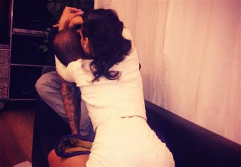 chris brown and rihanna s new pda twit pic victoria s