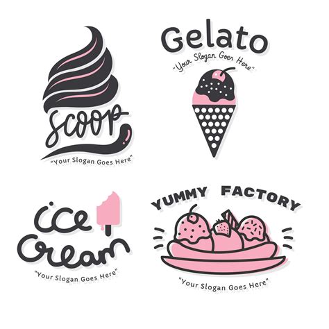 ice cream logo  vector art   downloads