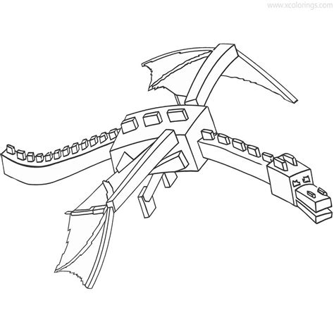 minecraft picture  colour ender dragon ender dragon coloring page