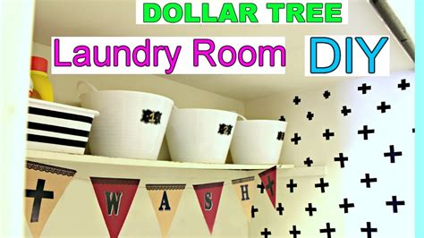 dollar tree laundry room diy apartment decorating ideas