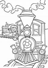 Railroad Coloring Train Surprised Man sketch template