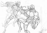 Venom Carnage Toxin Spiderman Coloriage Imprimer sketch template