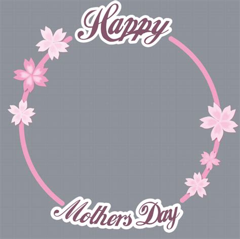love  mom profile frame  happy mothers day  profilesframecom