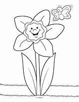 Daffodil Coloring Pages Daffodils Kids Sheets Printable Colouring Drawing Preschool Flower Color Crafts Spring Theeducationcenter Getdrawings Pencil sketch template