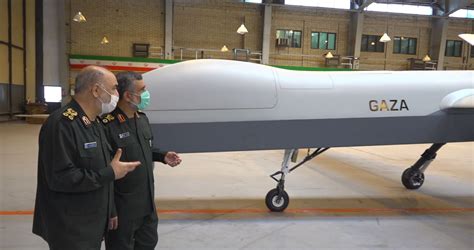irans revolutionary guard unveils gaza drone  tribute  palestinians  times  israel