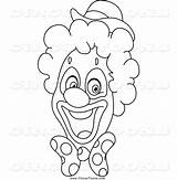 Clown Coloring Killer Joker Face Drawings Pages Drawing Outline Circus Clipartmag Clipart Getdrawings Printable sketch template