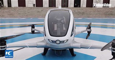 worlds fastest passenger drone  ehang  tire burn