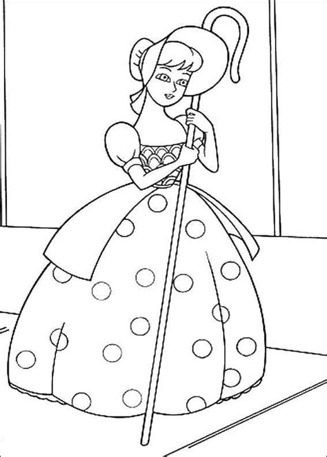 bo peep coloring pages  coloring pages  kids toy story