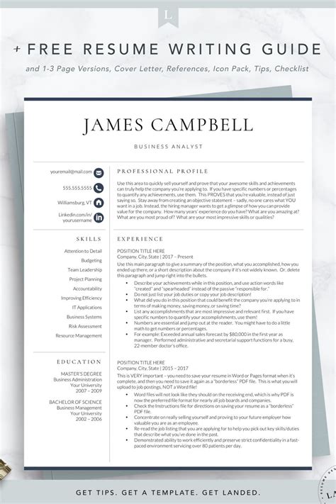 written resume resume template
