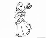 Kart Coloring4free Peach Mario Coloring Pages Related Posts sketch template