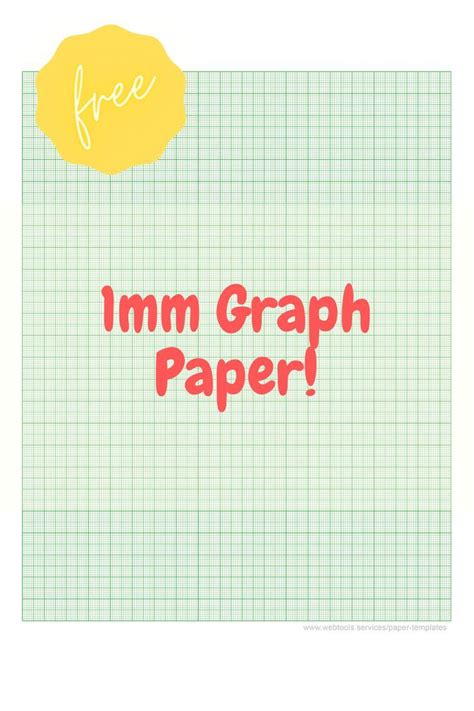 printable mm graph paper   graph paper paper template