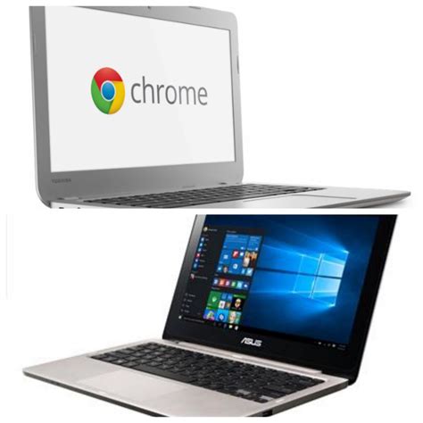 chromebook  notebook technology compare
