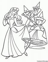 Principessa Stampare Colorkid Fairies Cartoni sketch template