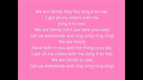 family lyrics video youtube
