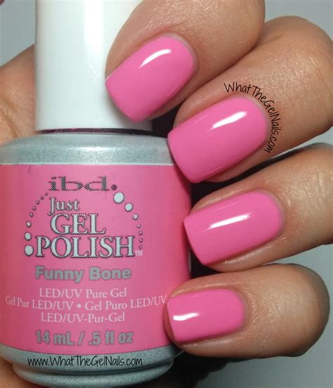 pink ibd  gel nail polish colors