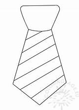 Neck Stripes Coloringpage Necktie sketch template