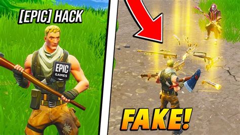 I Faked Being An Epic Games Staff Spawning In Weapons