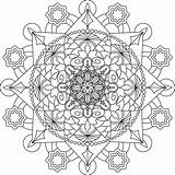 Zentangle Meditation Relaxing Oriental sketch template