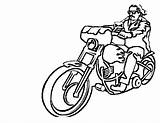 Motorcycle Coloring Pages Printable Kids sketch template