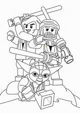 Coloring Lego Chewbacca Wars Star Popular sketch template