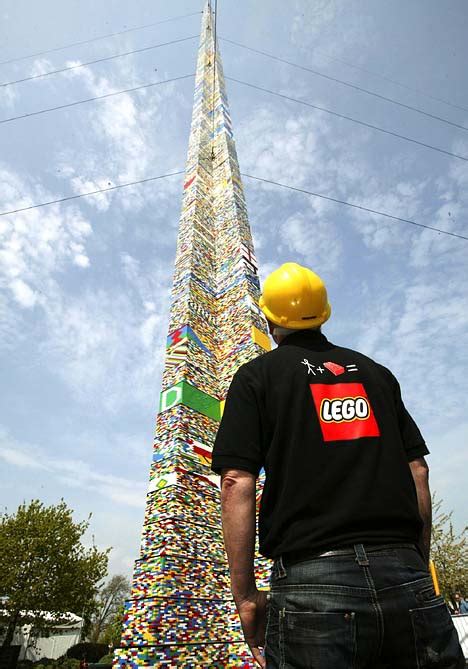 foot tall lego tower    worlds record