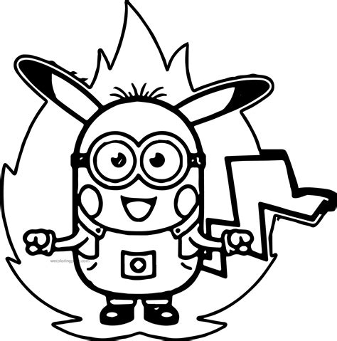 awesome minion pokemon coloring pages pokemon coloring pages minions