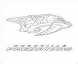Nhl Predators Lnh Jets Winnipeg sketch template
