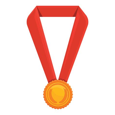 icono de la medalla de oro de la universidad estilo de dibujos
