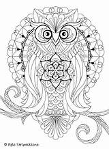 Coloring Pages Color Adult Adults Colouring Egle Crazy Book Owl Printable Owls Colors Calm Mandala Mandalas Buhos Print Getcolorings Para sketch template