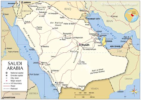 saudi arabia political map map vector