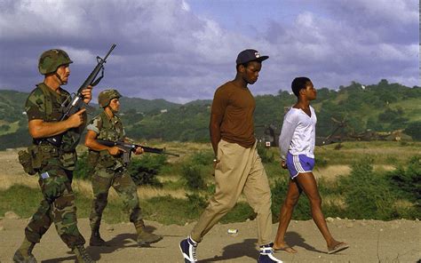 Historicaltimes Invasion Of Grenada Grenada Troops