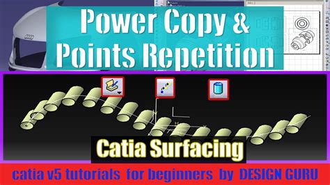 power copy easiest  explanation  power copy surfacing catiav