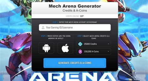 mech arena hack generator   coins  credits ios android