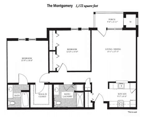 maintenance  living   montgomery floor plan  knolls