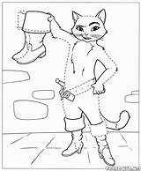 Gatto Kot Butach Kolorowanka Stivali Puss Boots Kater Gestiefelte Softpaws Colorkid Kolorowanki Legendarny Legendario Peur Freunde sketch template