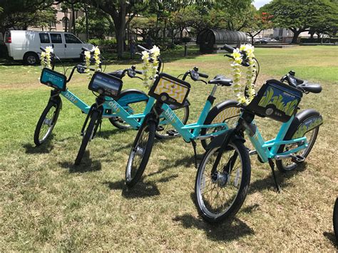 bikeshare hawaiis biki launch introduces  biki bikes    serve stations  oahu