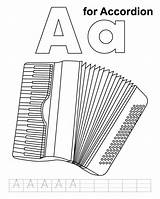 Accordion Coloring Bestcoloringpages Whatsoever Monkeys Fact sketch template