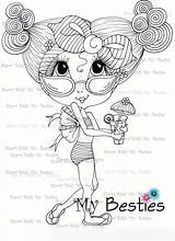 Sherri Baldy Coloring Bestie Digi Img053 Stamp Instant Summer Fun Mybestiesshop sketch template