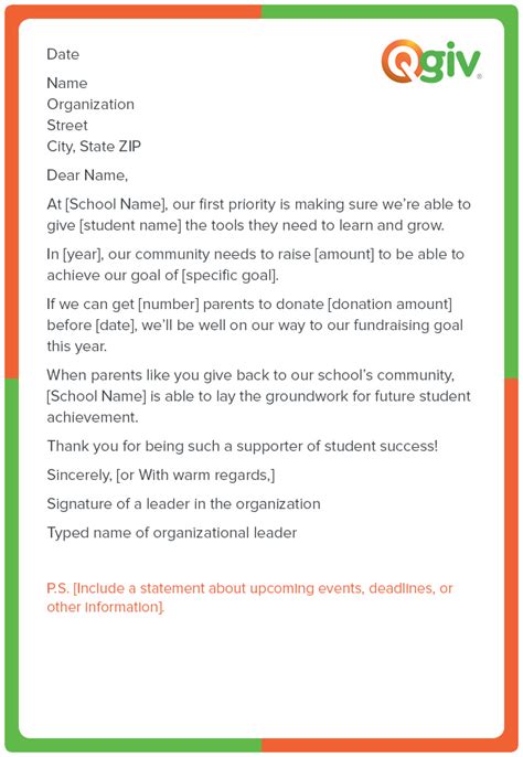 awesome  effective fundraising letter templates