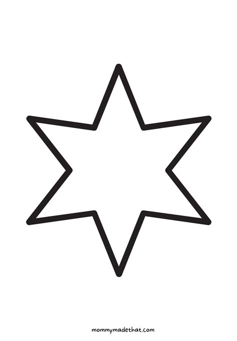 printable star shapes