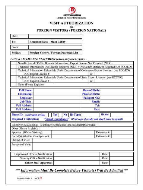 foreign visit request form complete  ease airslate signnow