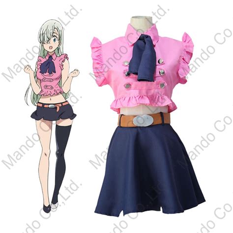 the seven deadly sins elizabeth liones cosplay costume full set dress