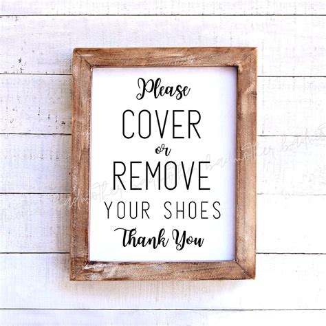 remove  shoes sign printable  printable templates