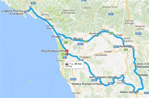 route planning ontdek authentiek toscane   dagen   met afbeeldingen toscane