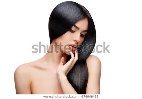 find beautiful young woman clean healthy hair stock images  hd